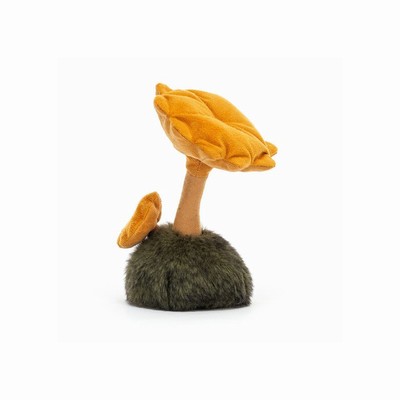 Jellycat Wild Nature Chanterelle Mushroom UK | 19083MUTD